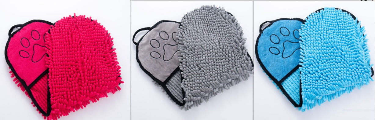 Serviette Microfibre Ultra Absorbante pour Chien & Chat – Séchage Rapide et Doux